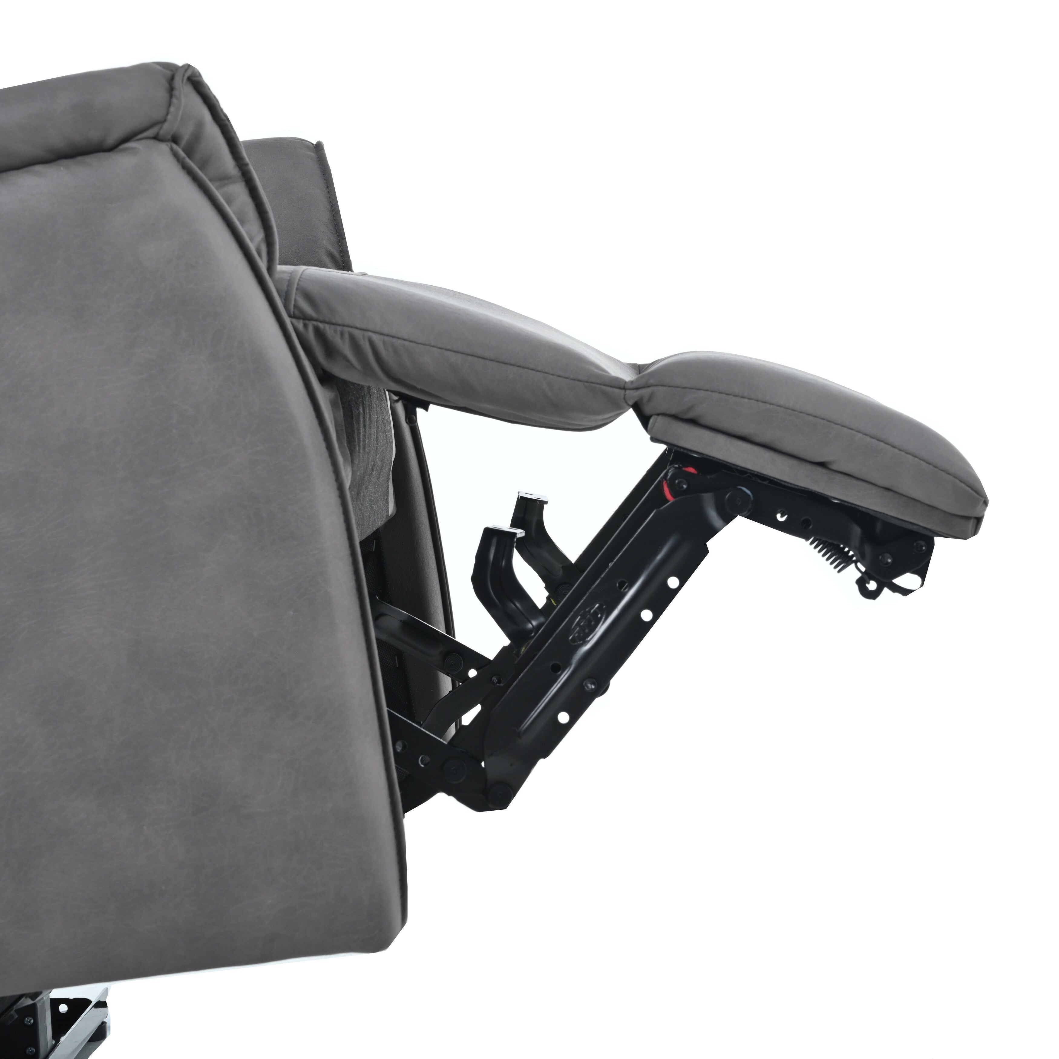 Fauteuil inclinable électrique avec chargement USB, assise confortable et panneau de commande latéral pour une détente optimale au salon