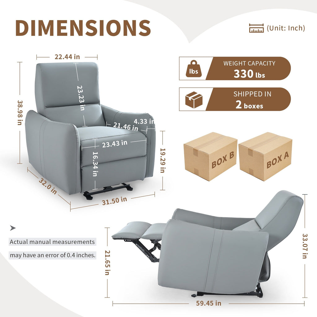 Fauteuil inclinable électrique pour salon