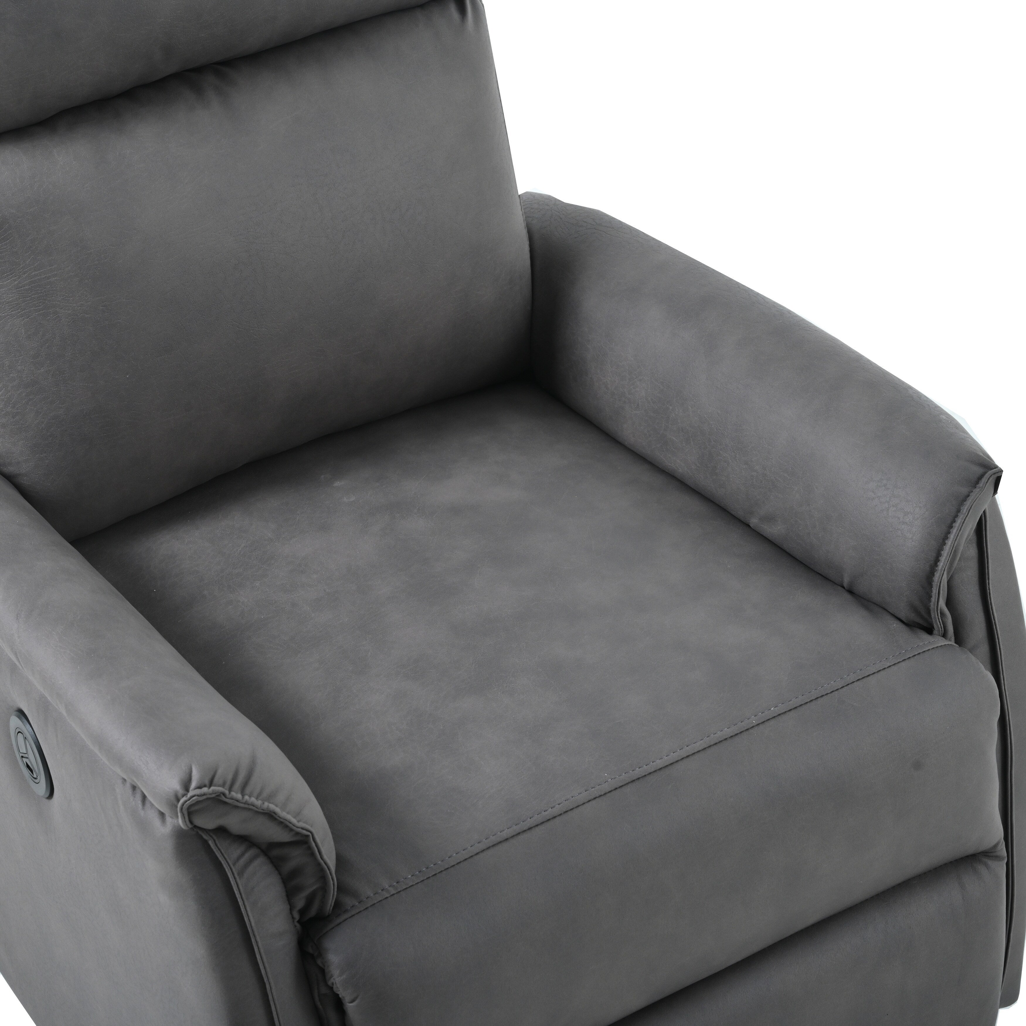 Fauteuil inclinable électrique avec ports USB et commandes latérales
