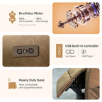 Fauteuil inclinable pivotant électrique