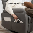 Fauteuil inclinable pivotant électrique