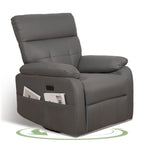 Fauteuil inclinable pivotant électrique