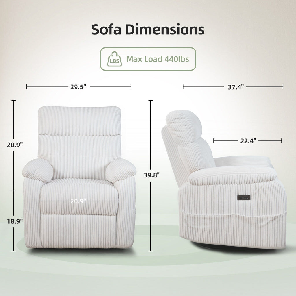Fauteuil inclinable électrique à gravité zéro