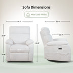 Fauteuil inclinable électrique à gravité zéro