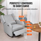 Fauteuil inclinable et pivotant électrique pour salon et chambre à coucher