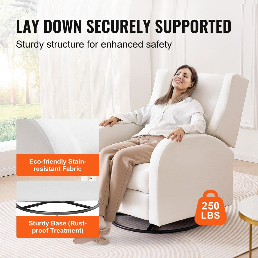 Fauteuil inclinable et pivotant électrique pour salon et chambre à coucher