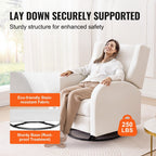 Fauteuil inclinable et pivotant électrique pour salon et chambre à coucher