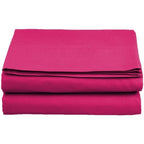 Drap plat ultra doux et infroissable, confort élégant, 100 % hypoallergénique