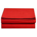 Drap plat ultra doux et infroissable, confort élégant, 100 % hypoallergénique
