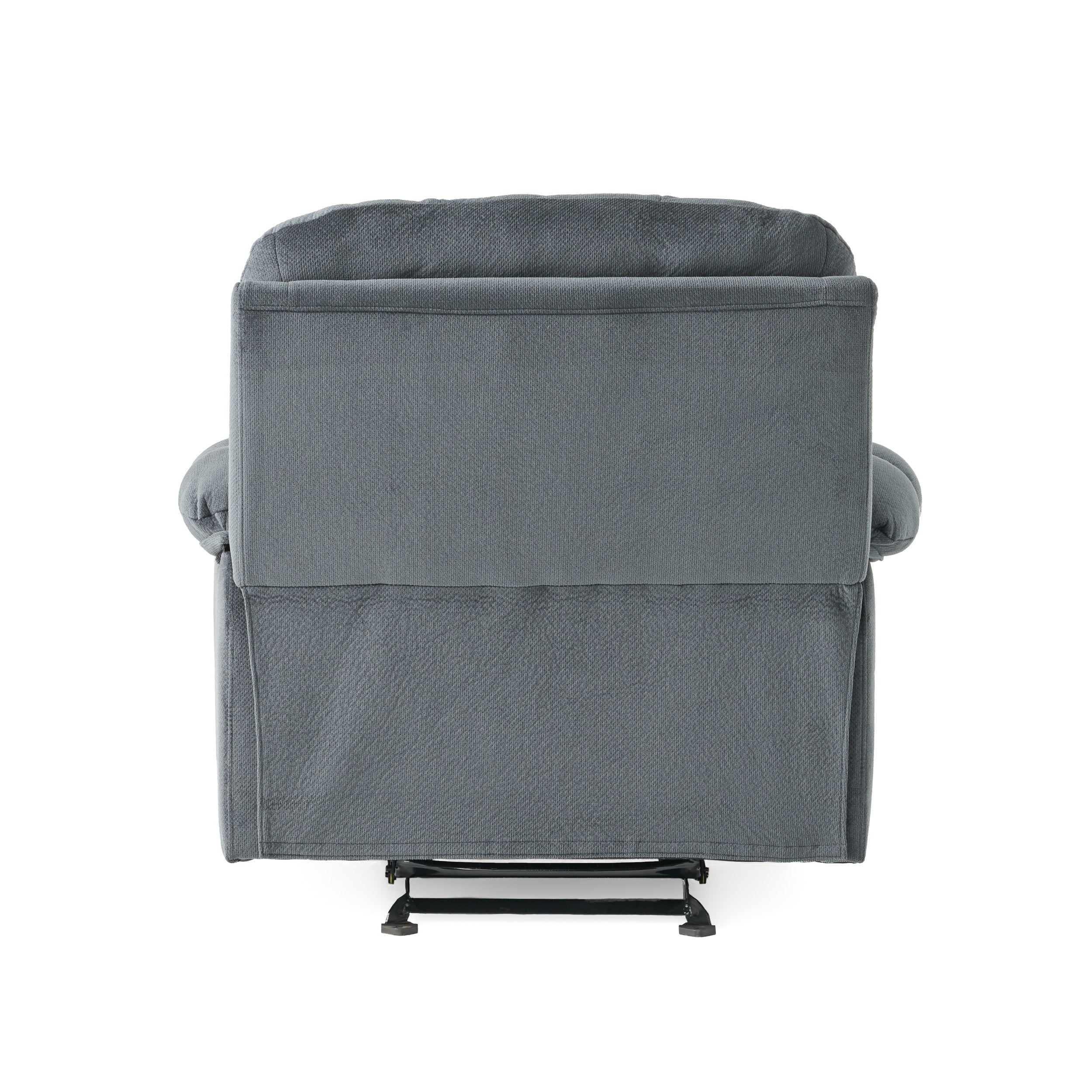 Fauteuil inclinable manuel élégant avec tissu doux pour la peau, confort moelleux et deux porte-gobelets