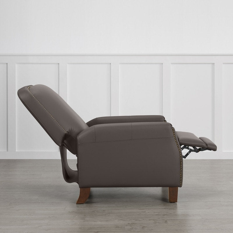 Fauteuil inclinable Elias Push Back pour adultes, fauteuil en similicuir pour salon