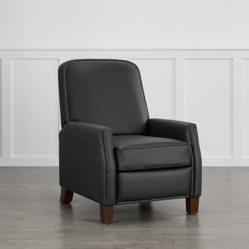 Fauteuil inclinable Elias Push Back pour adultes, fauteuil en similicuir pour salon