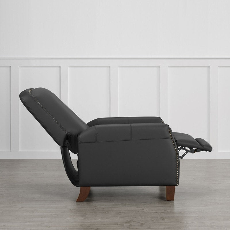Fauteuil inclinable Elias Push Back pour adultes, fauteuil en similicuir pour salon