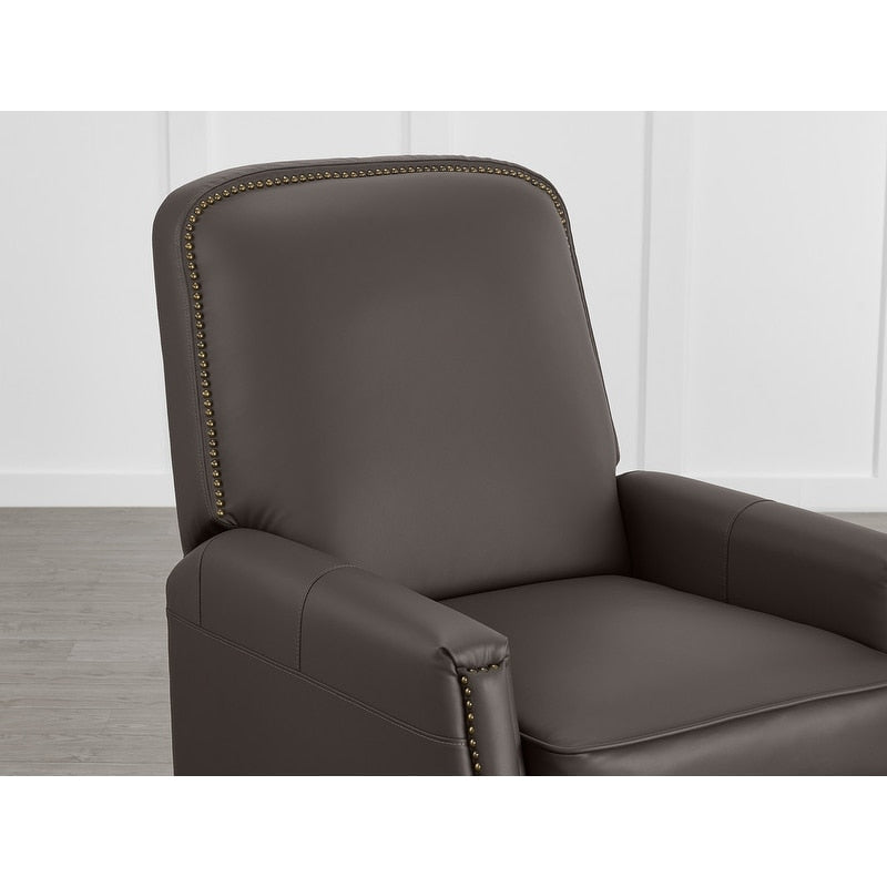 Fauteuil inclinable Elias Push Back pour adultes, fauteuil en similicuir pour salon