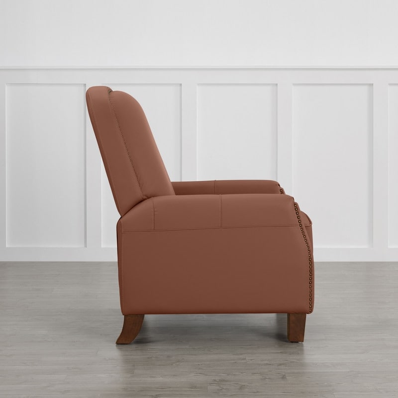Fauteuil inclinable Elias Push Back pour adultes, fauteuil en similicuir pour salon
