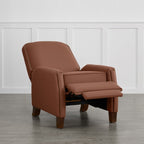 Fauteuil inclinable Elias Push Back pour adultes, fauteuil en similicuir pour salon