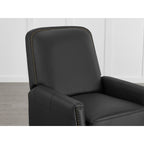 Fauteuil inclinable Elias Push Back pour adultes, fauteuil en similicuir pour salon