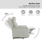 Fauteuil inclinable électrique à télécommande Elisa avec base en métal