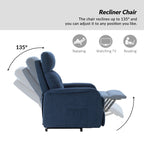 Fauteuil inclinable électrique à télécommande Elisa avec base en métal