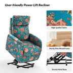 Fauteuil inclinable électrique à télécommande Elisa avec base en métal