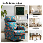 Fauteuil inclinable électrique à télécommande Elisa avec base en métal