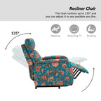 Fauteuil inclinable électrique à télécommande Elisa avec base en métal