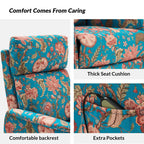 Fauteuil inclinable électrique à télécommande Elisa avec base en métal