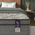 Matelas hybride Machka Elite Series 10 pouces en mousse à mémoire de forme rafraîchissante, certifié CertiPUR-US.