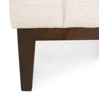 Canapé 3 places contemporain en tissu Elliston avec coussins décoratifs par Christopher Knight Home