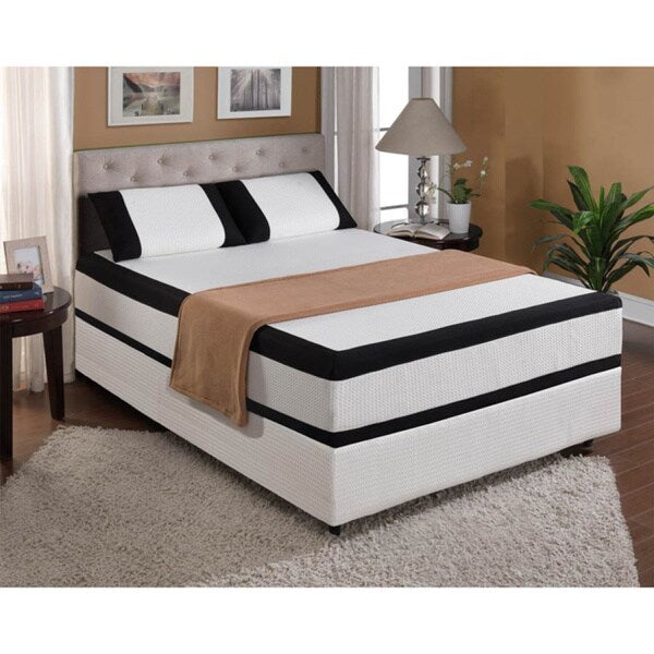 Matelas en mousse à mémoire de forme Cool Jewel Starlight de 12 pouces, taille standard
