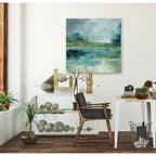 Île d'Émeraude - Toile tendue sur châssis