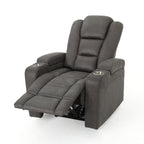 Fauteuil inclinable électrique en microfibre Emersyn par Christopher Knight Home