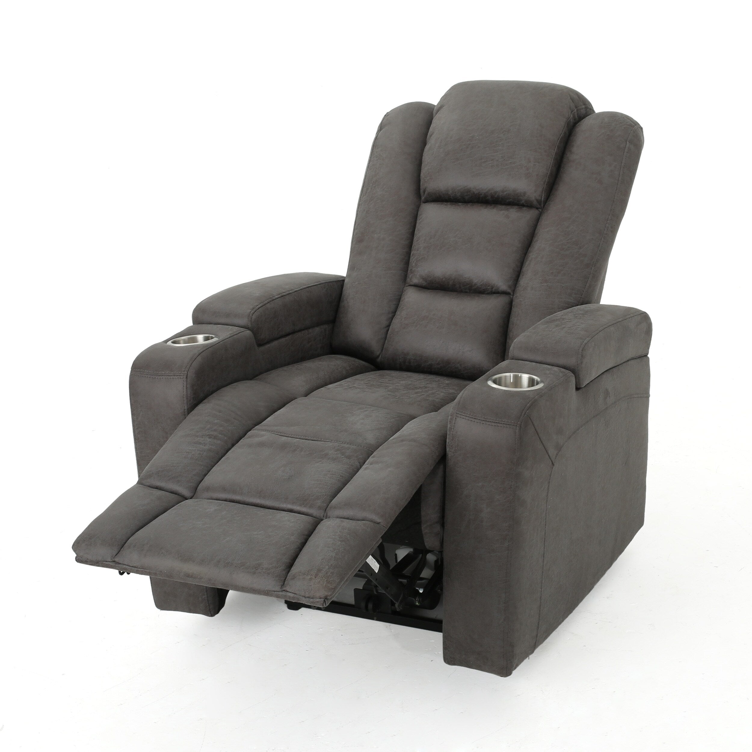 Fauteuil inclinable électrique en microfibre Emersyn par Christopher Knight Home