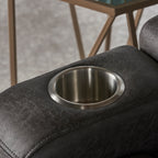 Fauteuil inclinable électrique en microfibre Emersyn par Christopher Knight Home