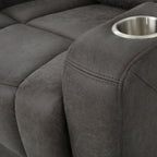Fauteuil inclinable électrique en microfibre Emersyn par Christopher Knight Home