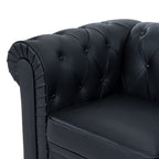 Canapé Chesterfield Élégance, Confort luxueux pour salons cosy, Canapé moderne du milieu du siècle, Élégance, Canapé 3 places