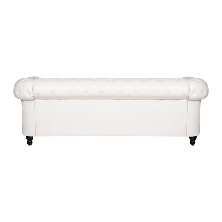 Canapé Chesterfield Élégance, Confort luxueux pour salons cosy, Canapé moderne du milieu du siècle, Élégance, Canapé 3 places