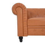 Canapé Chesterfield Élégance, Confort luxueux pour salons cosy, Canapé moderne du milieu du siècle, Élégance, Canapé 3 places