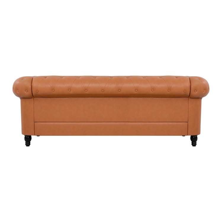 Canapé Chesterfield Élégance, Confort luxueux pour salons cosy, Canapé moderne du milieu du siècle, Élégance, Canapé 3 places