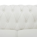 Canapé Chesterfield Élégance, Confort luxueux pour salons cosy, Canapé moderne du milieu du siècle, Élégance, Canapé 3 places