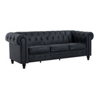 Canapé Chesterfield Élégance, Confort luxueux pour salons cosy, Canapé moderne du milieu du siècle, Élégance, Canapé 3 places