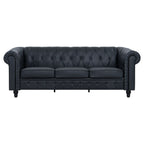 Canapé Chesterfield Élégance, Confort luxueux pour salons cosy, Canapé moderne du milieu du siècle, Élégance, Canapé 3 places