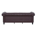 Canapé Chesterfield Élégance, Confort luxueux pour salons cosy, Canapé moderne du milieu du siècle, Élégance, Canapé 3 places