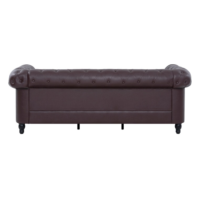 Canapé Chesterfield Élégance, Confort luxueux pour salons cosy, Canapé moderne du milieu du siècle, Élégance, Canapé 3 places