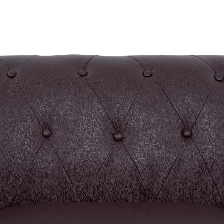 Canapé Chesterfield Élégance, Confort luxueux pour salons cosy, Canapé moderne du milieu du siècle, Élégance, Canapé 3 places