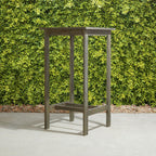 Ensemble de salle à manger avec table de bar et chaises en bois Emilio