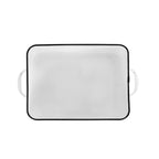 Boîte à pain en métal émaillé avec message sur le pain