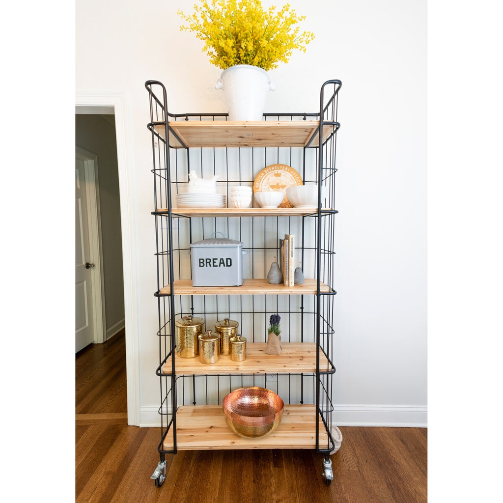 Boîte à pain en métal émaillé avec message sur le pain