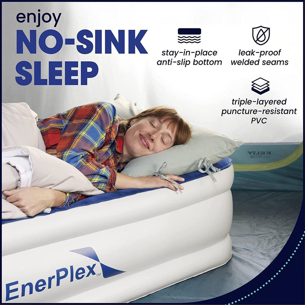 Matelas pneumatique EnerPlex avec pompe intégrée - Taille Queen