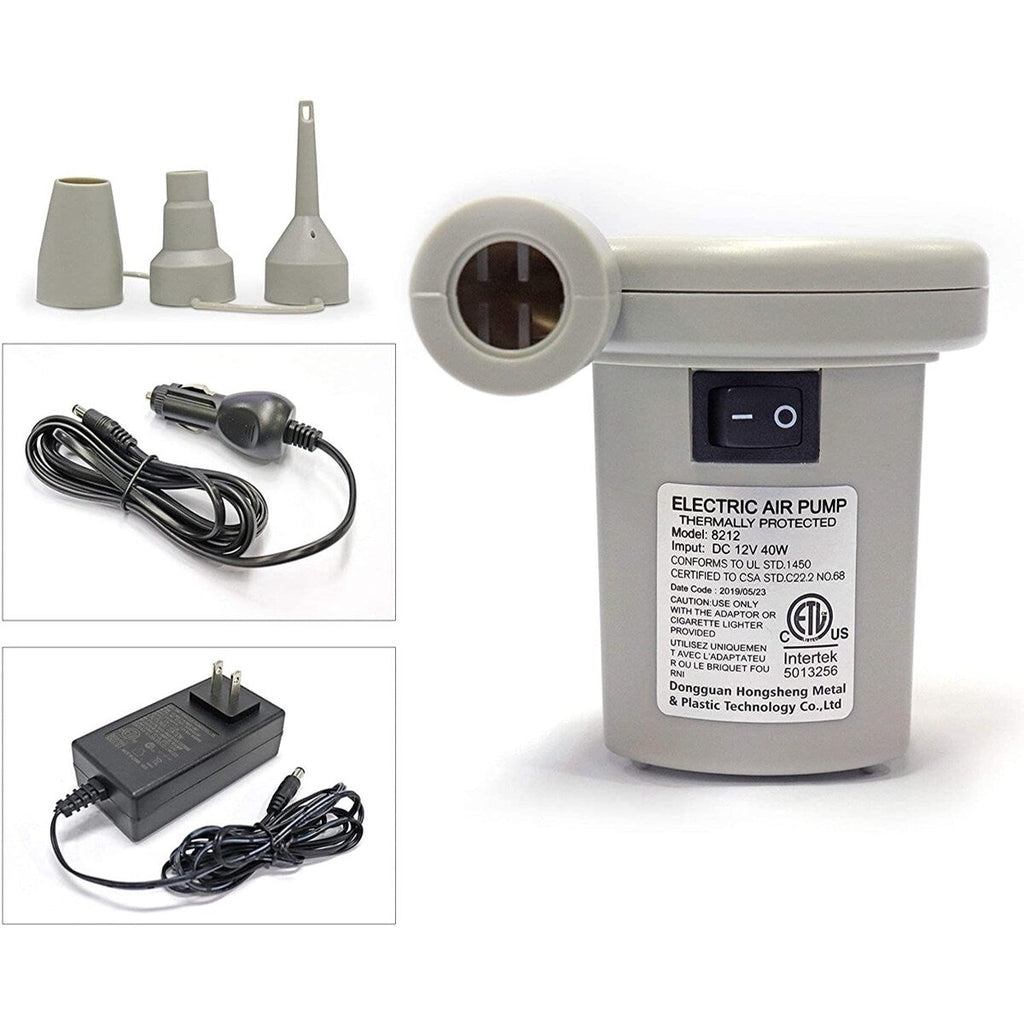 Matelas pneumatique de camping EnerPlex Never-Leak avec pompe - Queen